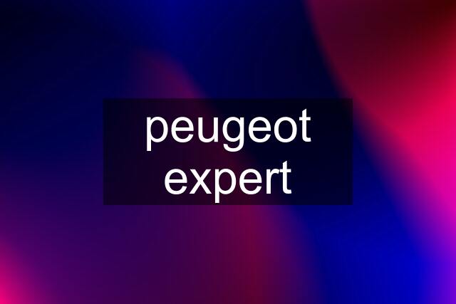 peugeot expert