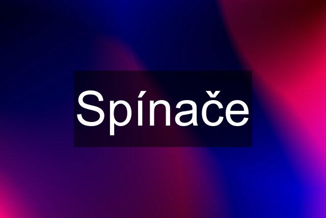 Spínače