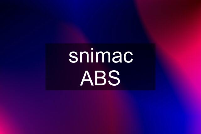 snimac ABS