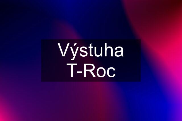 Výstuha T-Roc