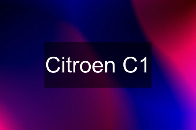 Citroen C1