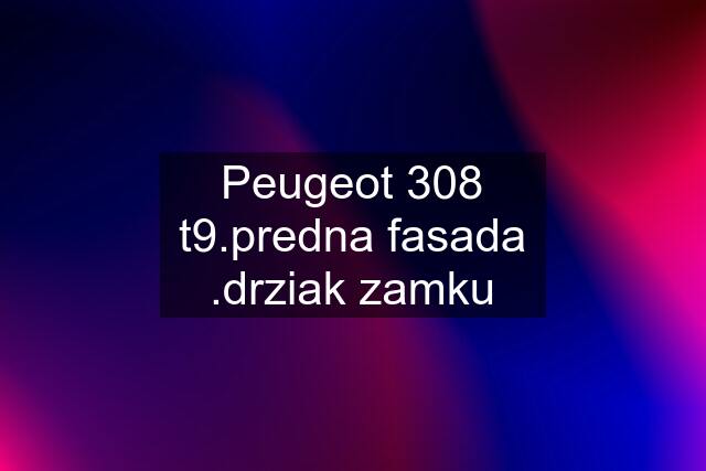 Peugeot 308 t9.predna fasada .drziak zamku