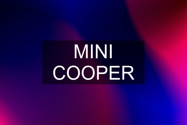 MINI COOPER