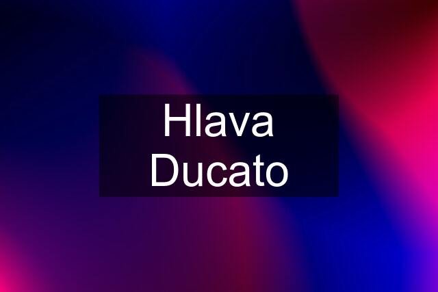 Hlava Ducato