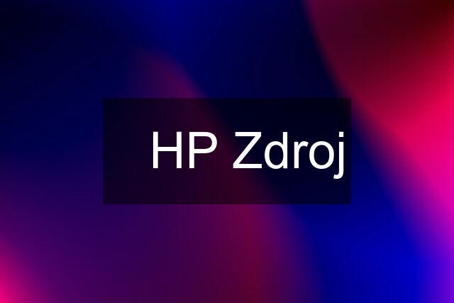 ✔️HP Zdroj