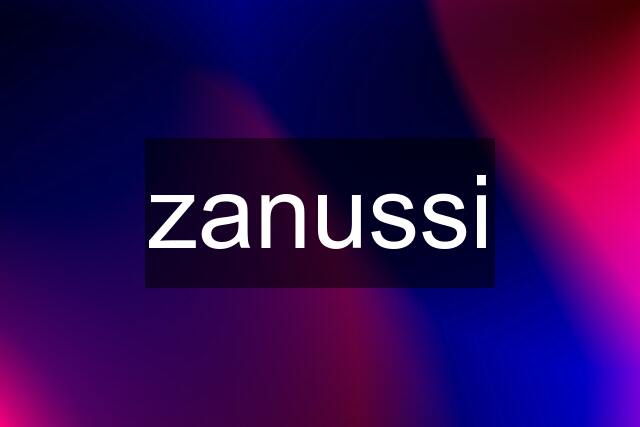 zanussi