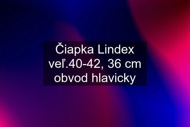 Čiapka Lindex veľ.40-42, 36 cm obvod hlavicky