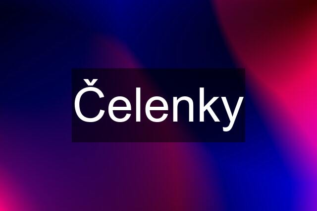 Čelenky