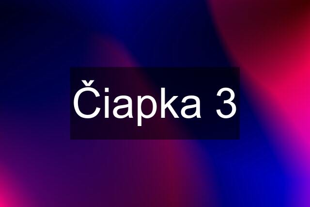 Čiapka 3