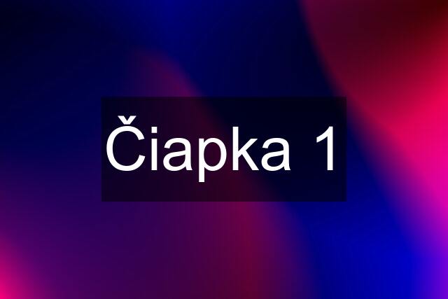 Čiapka 1