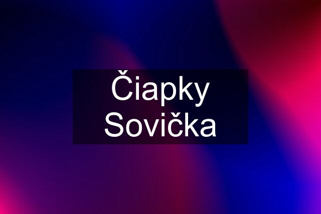 Čiapky Sovička