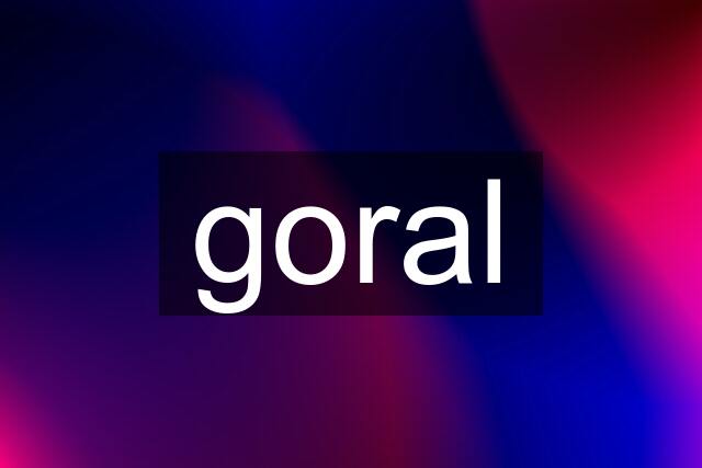 goral