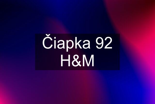 Čiapka 92 H&M