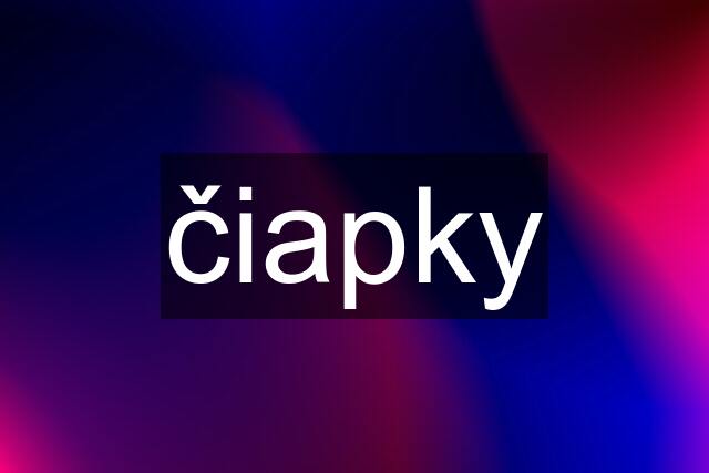 čiapky