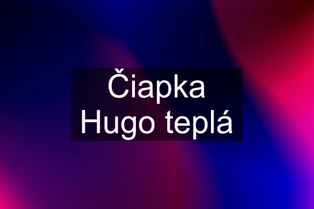 Čiapka Hugo teplá