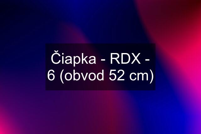 Čiapka - RDX - 6 (obvod 52 cm)