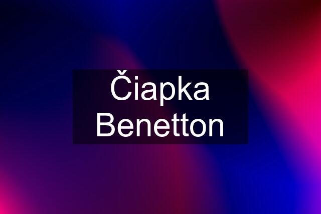 Čiapka Benetton