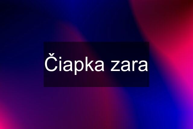 Čiapka zara