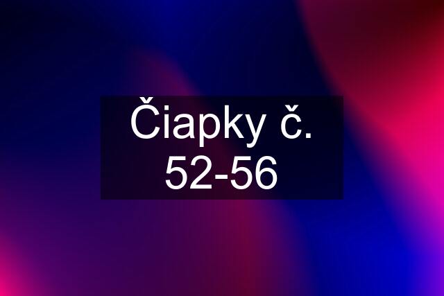 Čiapky č. 52-56