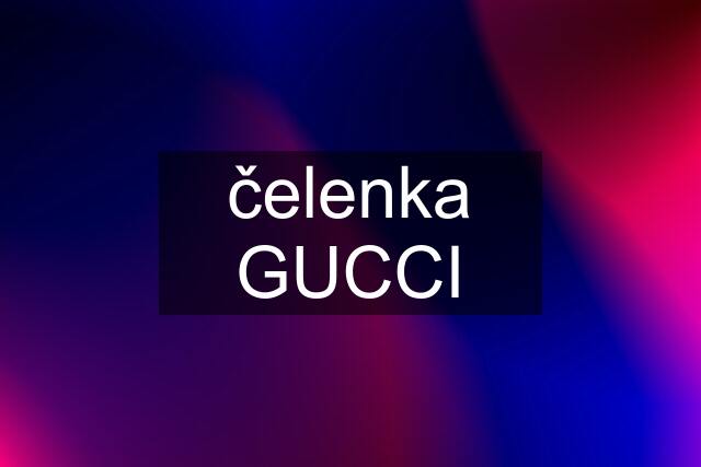 čelenka GUCCI