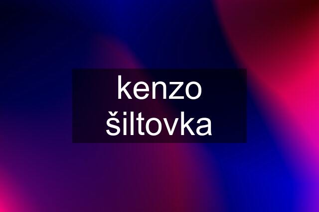 kenzo šiltovka