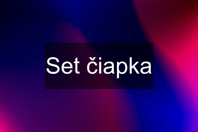 Set čiapka