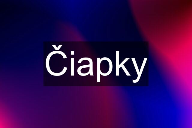 Čiapky