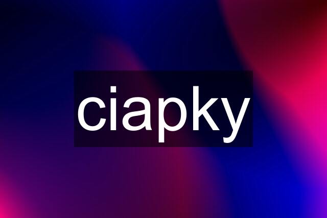 ciapky