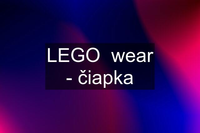 LEGO  wear - čiapka