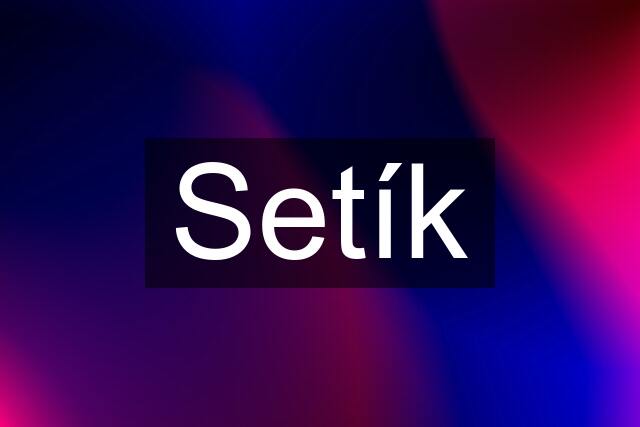 Setík