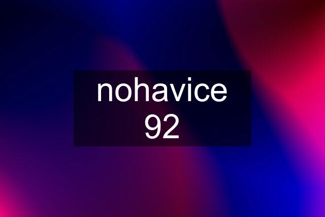 nohavice 92