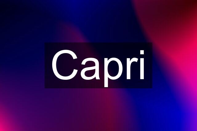 Capri