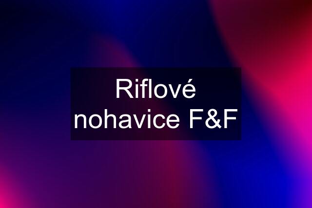 Riflové nohavice F&F