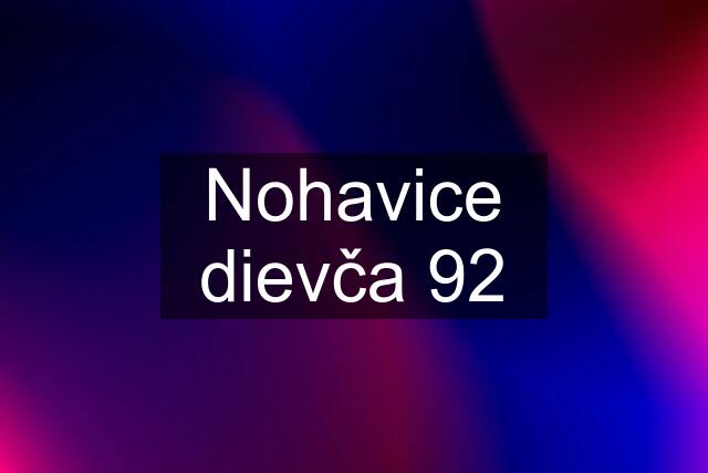 Nohavice dievča 92