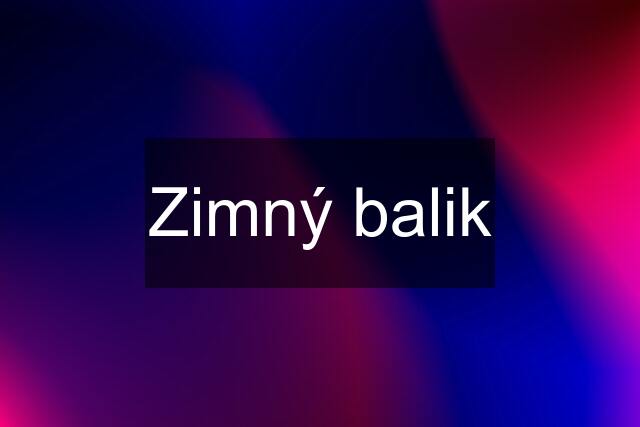 Zimný balik