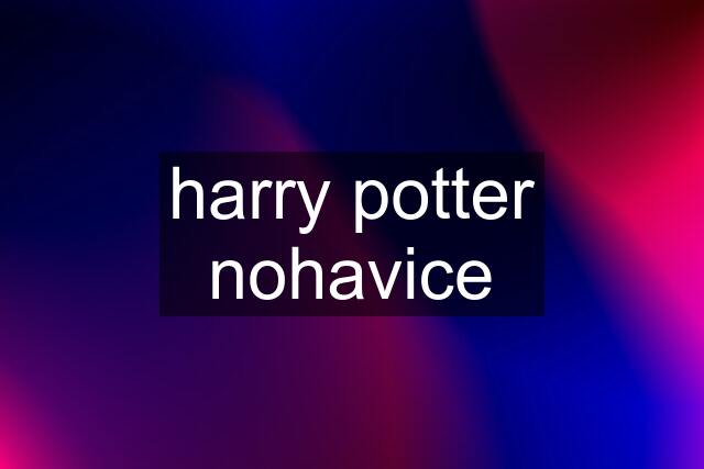 harry potter nohavice