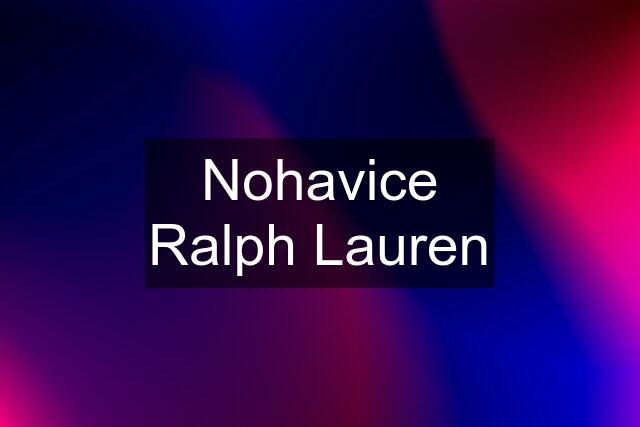 Nohavice Ralph Lauren