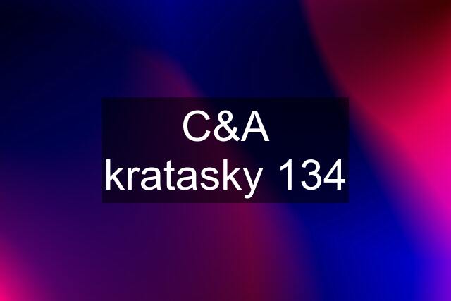 C&A kratasky 134