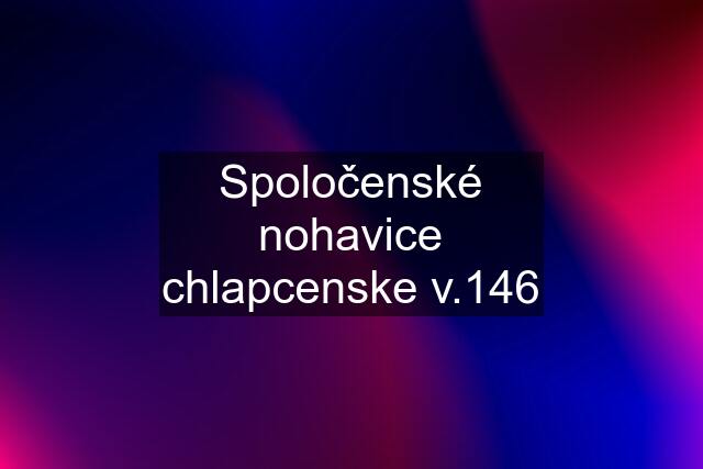 Spoločenské nohavice chlapcenske v.146