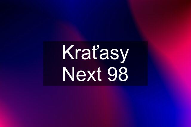 Kraťasy Next 98