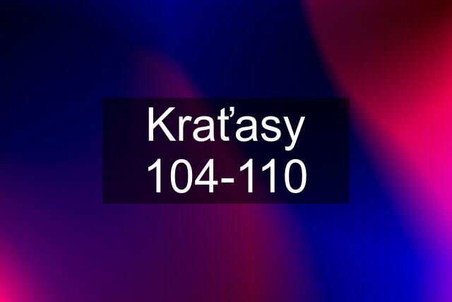 Kraťasy 104-110