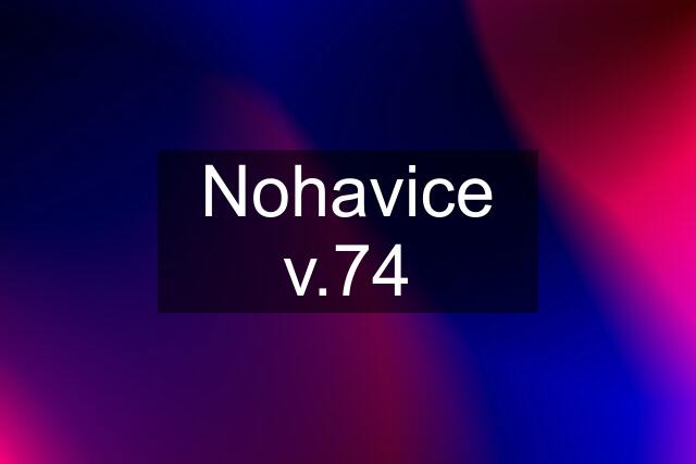 Nohavice v.74