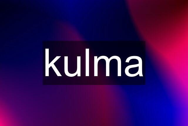 kulma