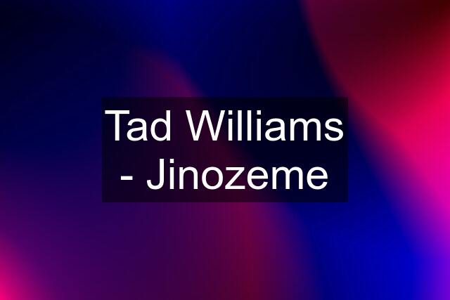 Tad Williams - Jinozeme