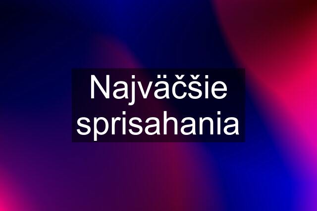 Najväčšie sprisahania