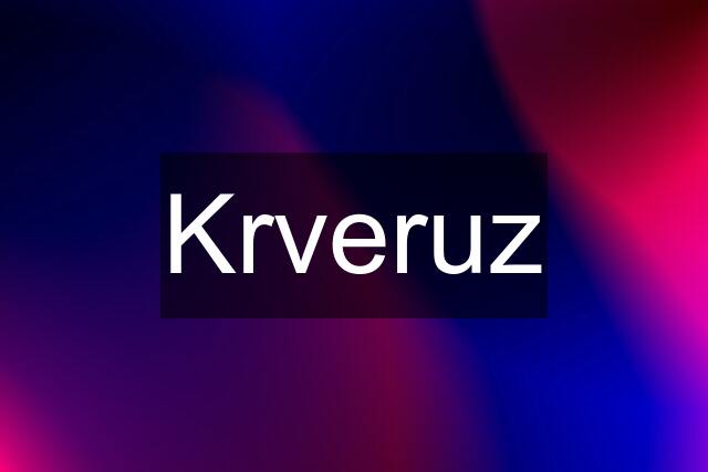 Krveruz