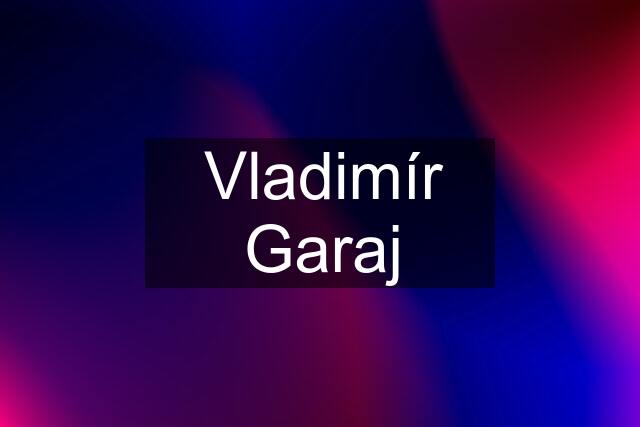 Vladimír Garaj