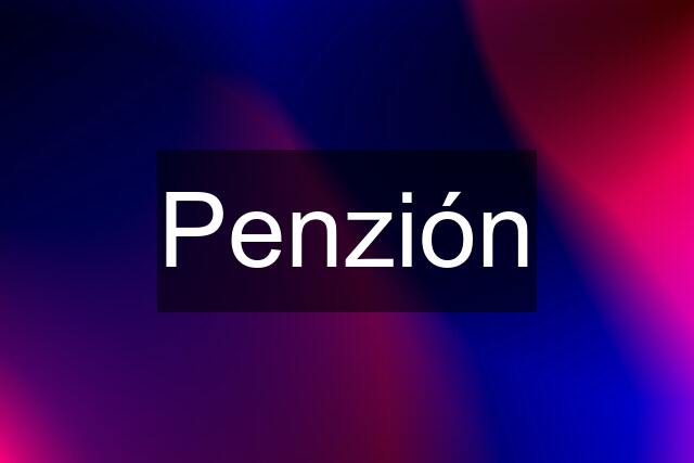 Penzión