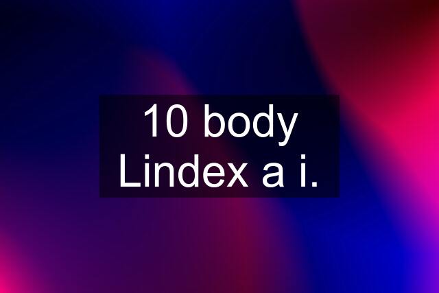 10 body Lindex a i.