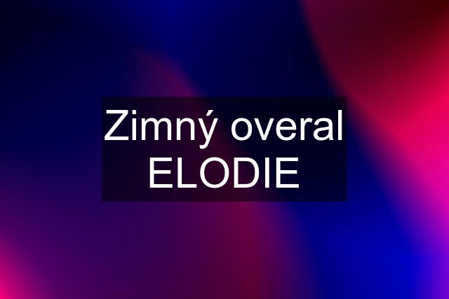 Zimný overal ELODIE